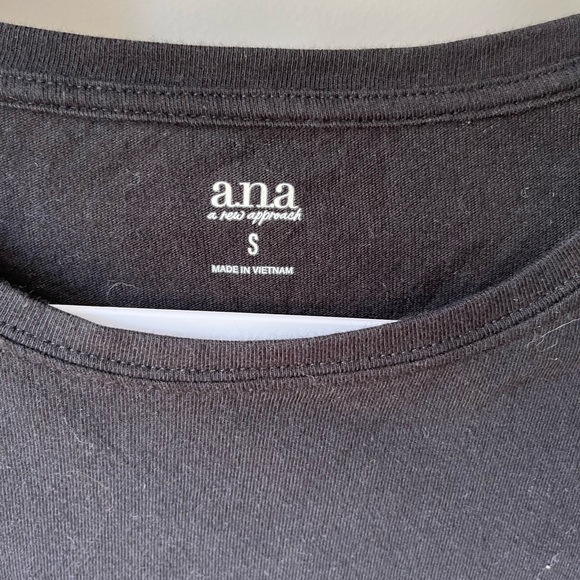 Ana pocket tee t shirt dress! Black! Small! - Picture 2 of 3